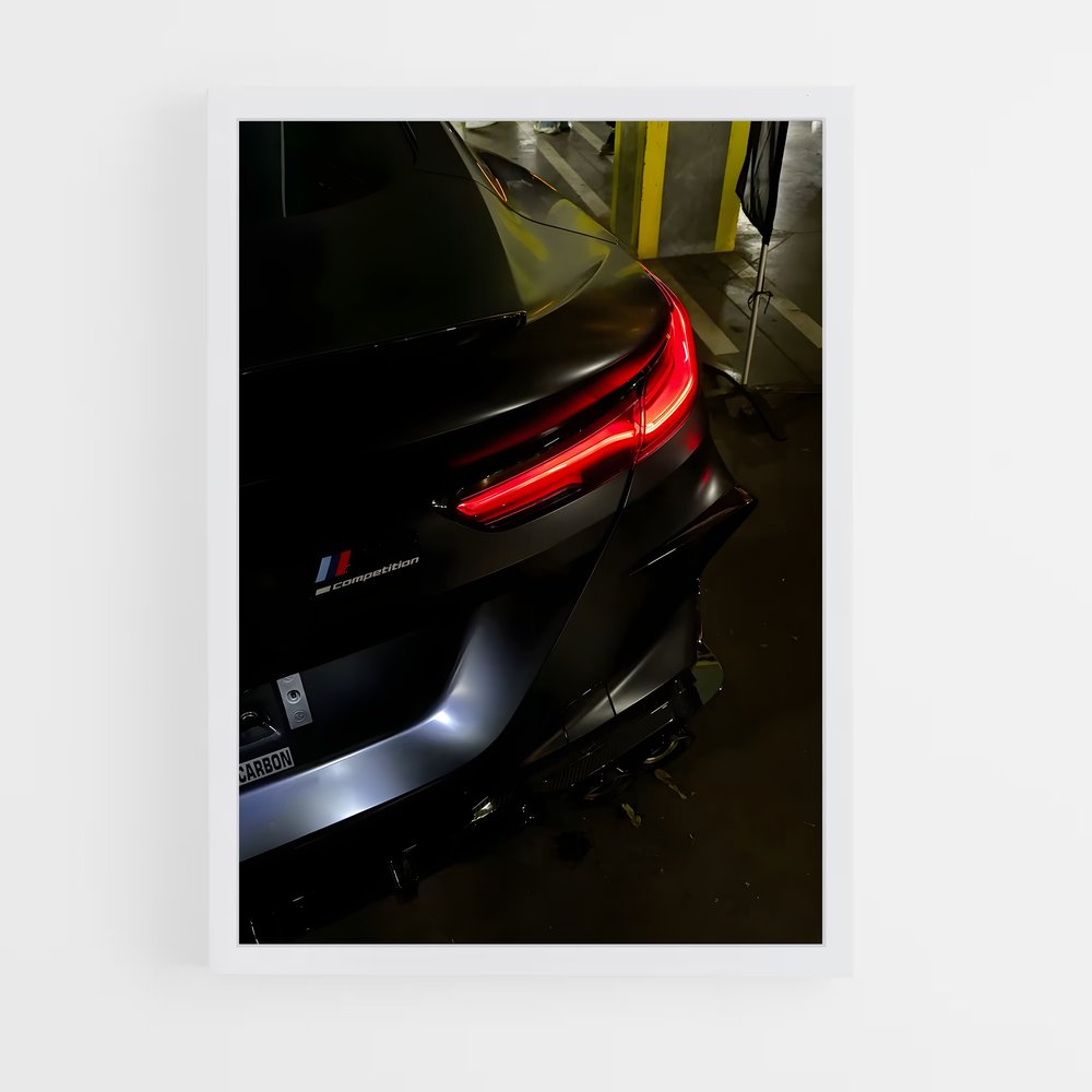 Poster Pit Stop – affiche BMW (vue 3)